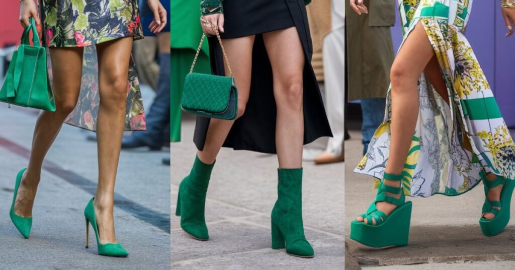 How to Wear Green Shoes Outfits for Women